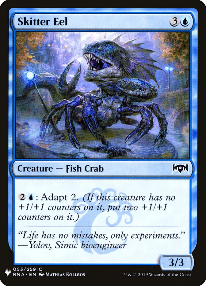 Skitter Eel [Mystery Booster] MTG Single Magic: The Gathering | Red Claw Gaming