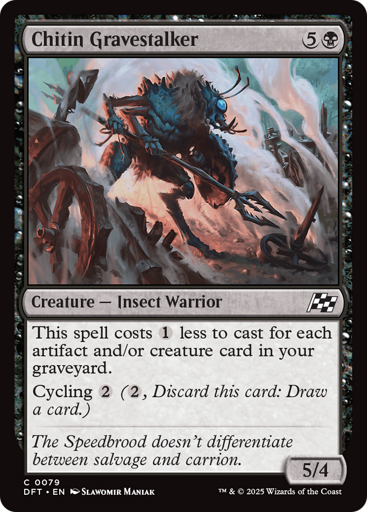 Chitin Gravestalker [Aetherdrift] MTG Single Magic: The Gathering | Red Claw Gaming