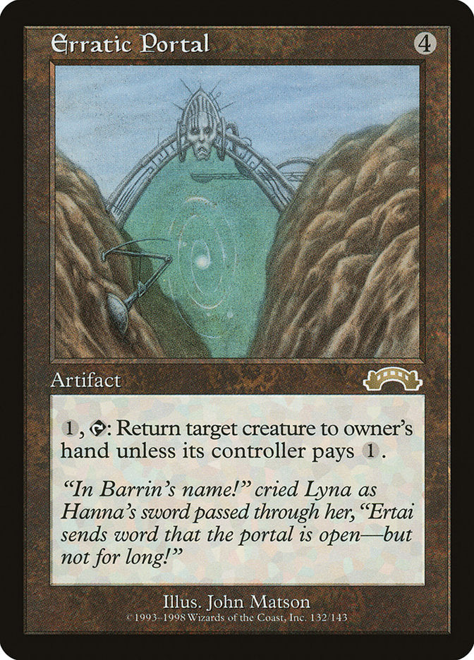 Erratic Portal [Exodus] MTG Single Magic: The Gathering | Red Claw Gaming
