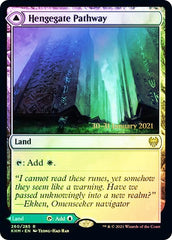 Hengegate Pathway // Mistgate Pathway [Kaldheim Prerelease Promos] MTG Single Magic: The Gathering | Red Claw Gaming