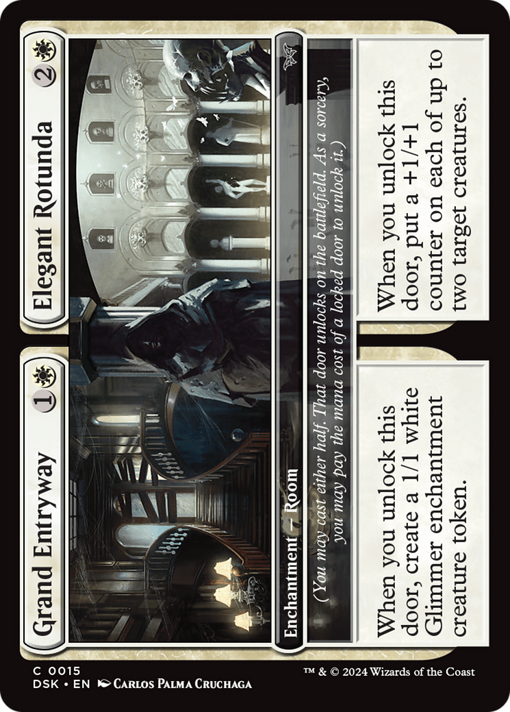 Grand Entryway // Elegant Rotunda (0015) [Duskmourn: House of Horror] MTG Single Magic: The Gathering | Red Claw Gaming