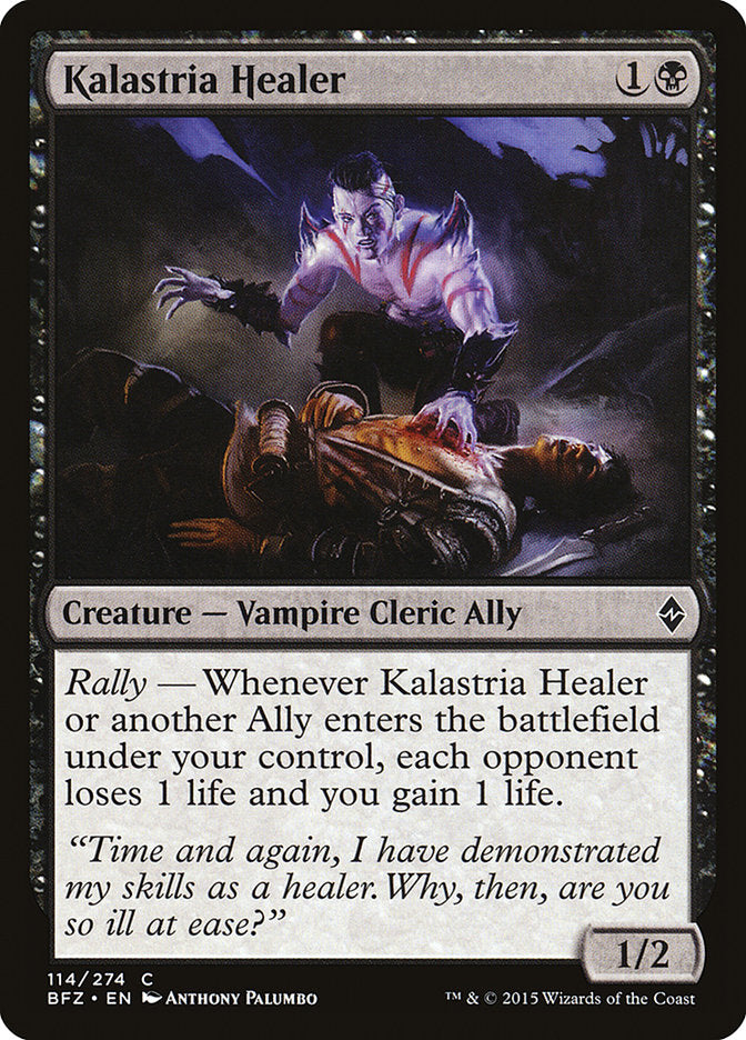 Kalastria Healer [Battle for Zendikar] MTG Single Magic: The Gathering | Red Claw Gaming