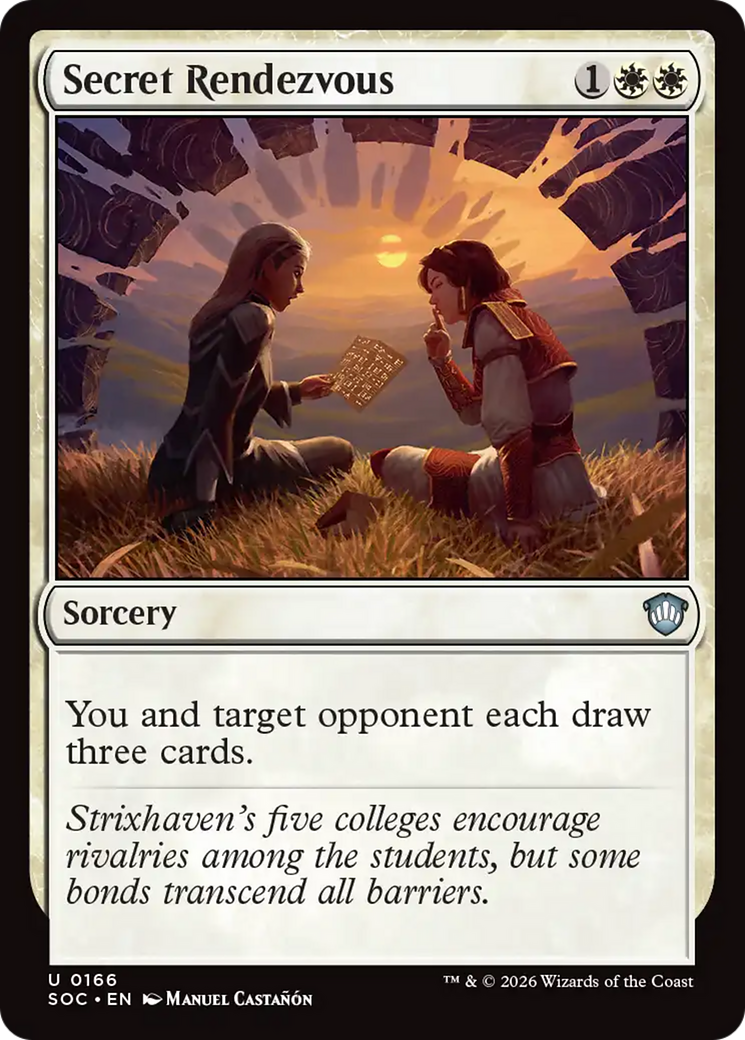 Secret Rendezvous [Secrets of Strixhaven Commander] MTG Single Magic: The Gathering | Red Claw Gaming
