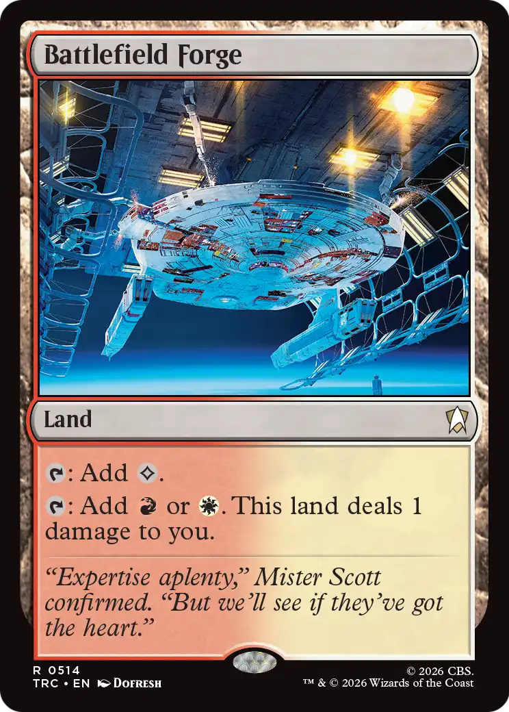 Battlefield Forge (Surge Foil) [Star Trek Commander] | Red Claw Gaming