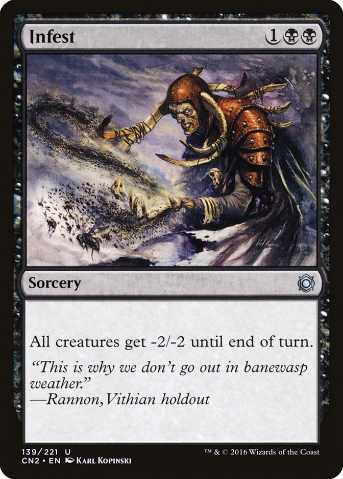 Infest [Conspiracy: Take the Crown] MTG Single Magic: The Gathering | Red Claw Gaming