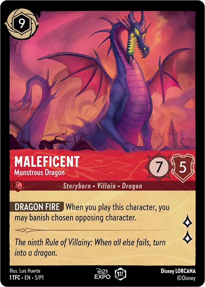 Maleficent (5) [D23 Promos] Lorcana Single Disney    | Red Claw Gaming