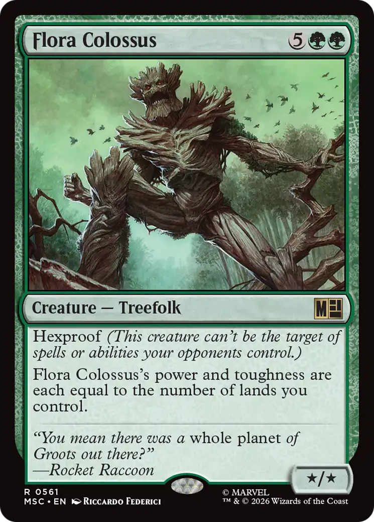 Flora Colossus [Marvel Super Heroes Commander] MTG Single Magic: The Gathering | Red Claw Gaming