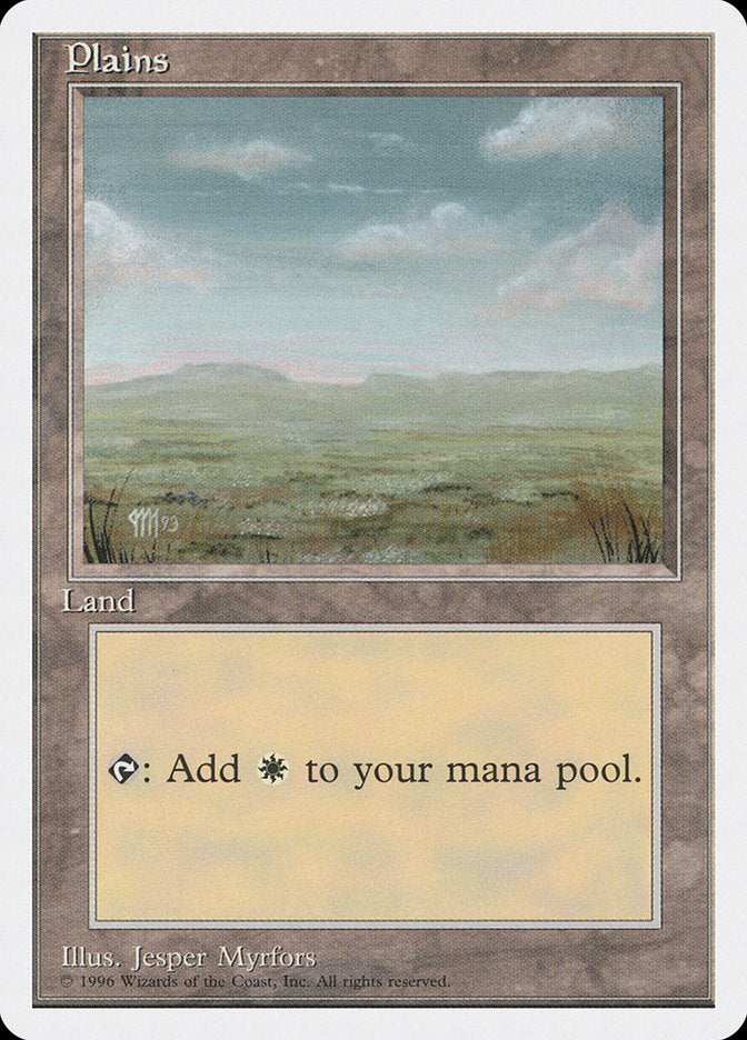 Plains (Signature on Bottom Left) [Introductory Two-Player Set] MTG Single Magic: The Gathering | Red Claw Gaming