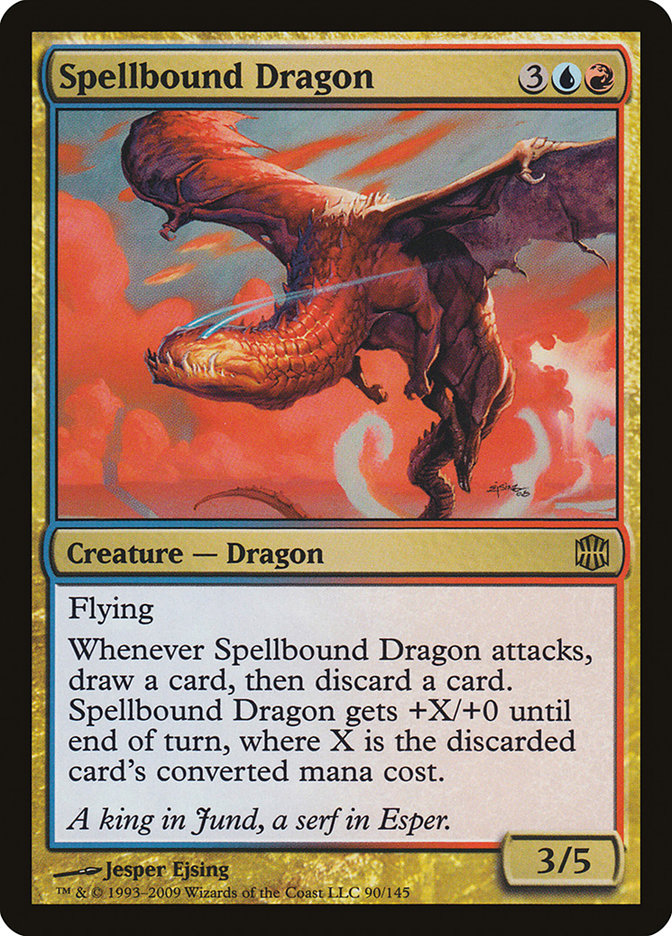 Spellbound Dragon [Alara Reborn] MTG Single Magic: The Gathering | Red Claw Gaming