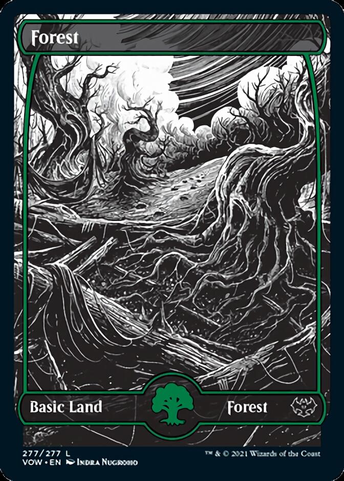 Forest (277) [Innistrad: Crimson Vow] MTG Single Magic: The Gathering | Red Claw Gaming