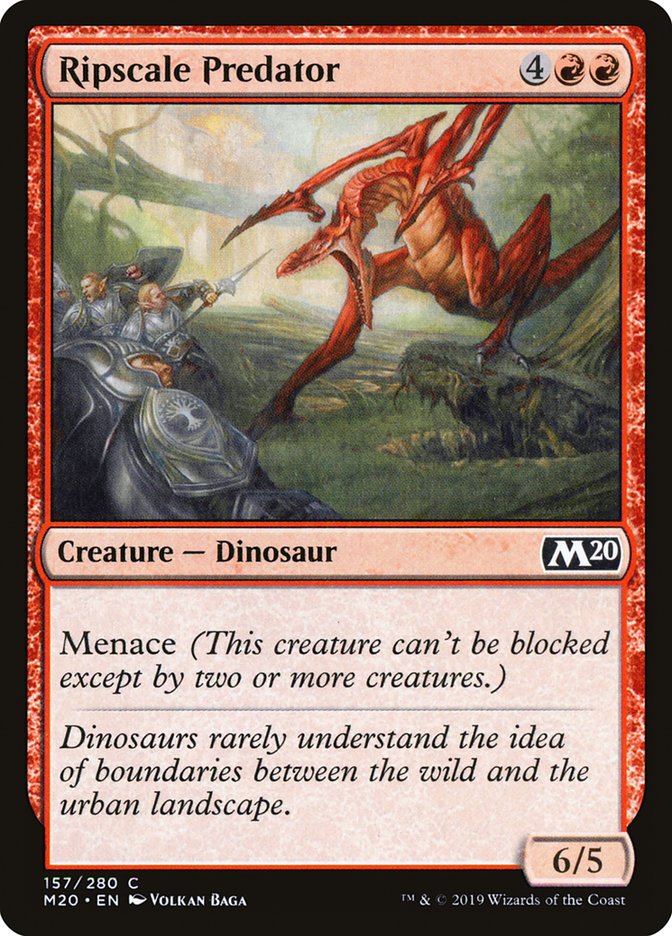Ripscale Predator [Core Set 2020] MTG Single Magic: The Gathering | Red Claw Gaming
