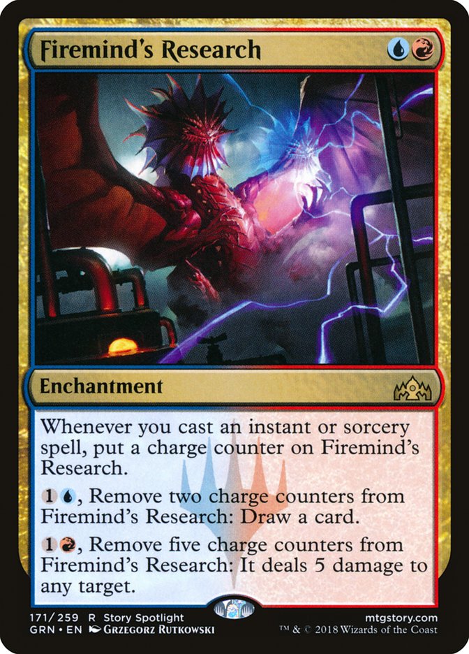 Firemind's Research [Guilds of Ravnica] MTG Single Magic: The Gathering | Red Claw Gaming