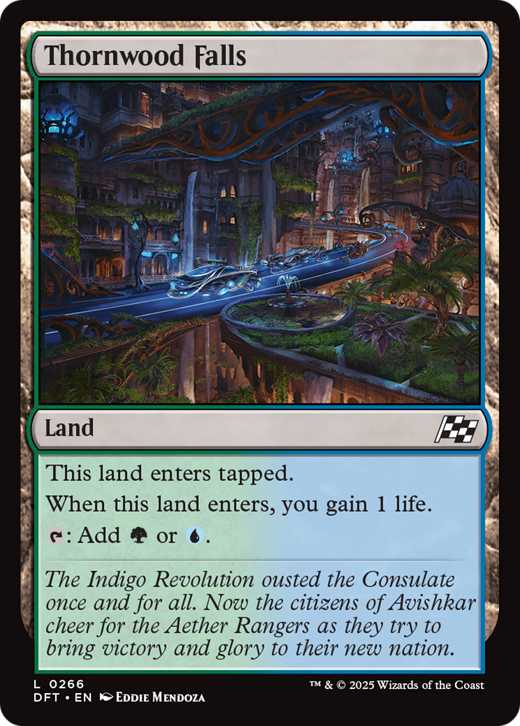 Thornwood Falls [Aetherdrift] MTG Single Magic: The Gathering | Red Claw Gaming
