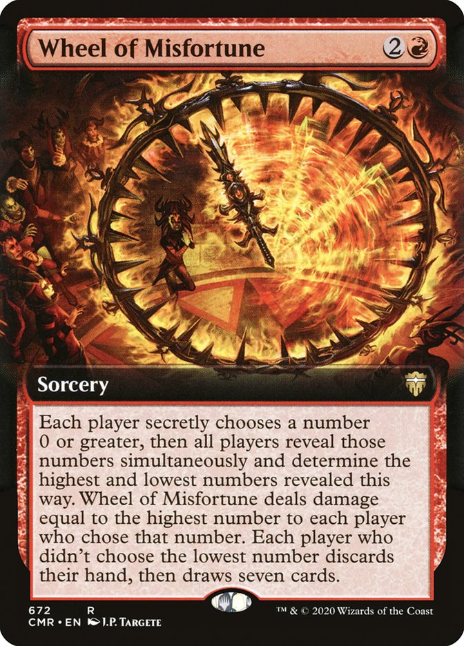 Wheel of Misfortune (Extended Art) [Commander Legends] MTG Single Magic: The Gathering | Red Claw Gaming