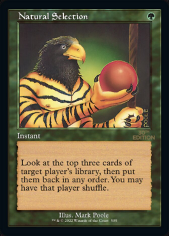 Natural Selection (Retro) [30th Anniversary Edition] MTG Single Magic: The Gathering | Red Claw Gaming