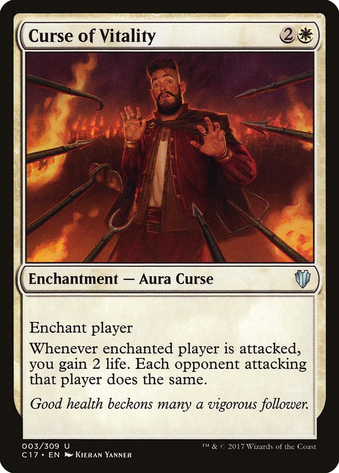 Curse of Vitality [Commander 2017] MTG Single Magic: The Gathering | Red Claw Gaming