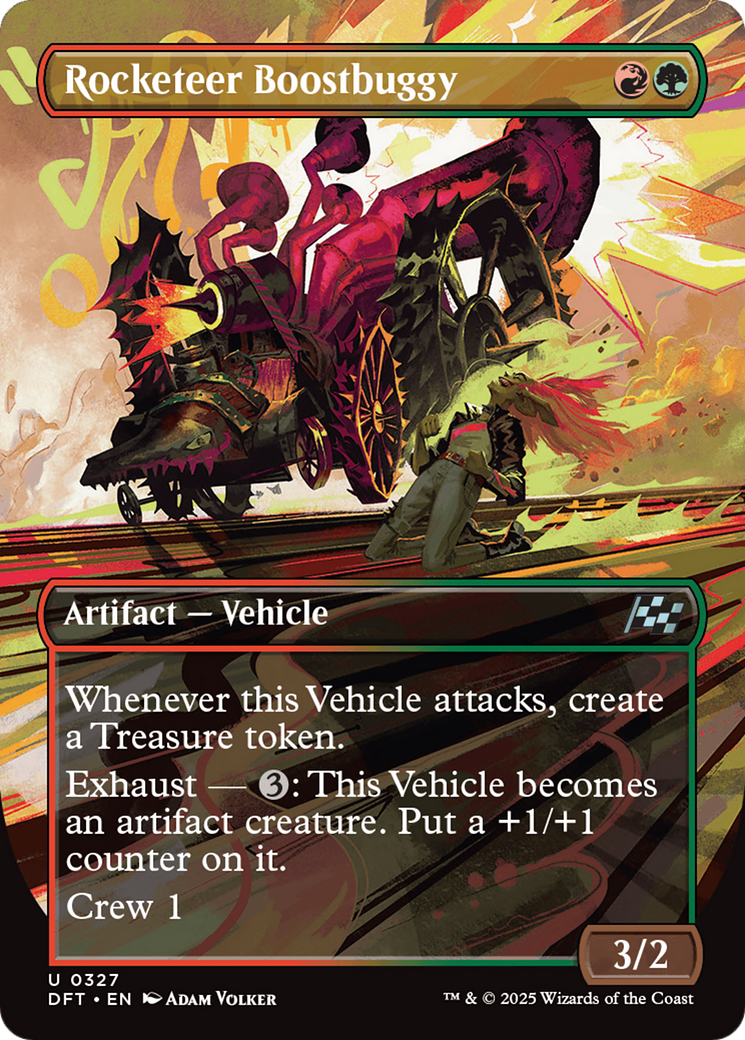 Rocketeer Boostbuggy (Borderless) [Aetherdrift] MTG Single Magic: The Gathering | Red Claw Gaming