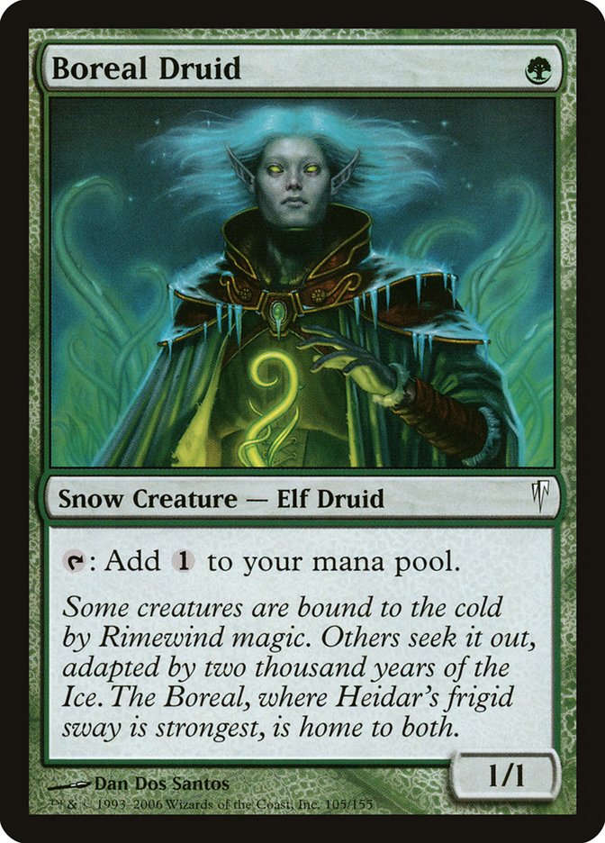 Boreal Druid [Coldsnap] MTG Single Magic: The Gathering | Red Claw Gaming