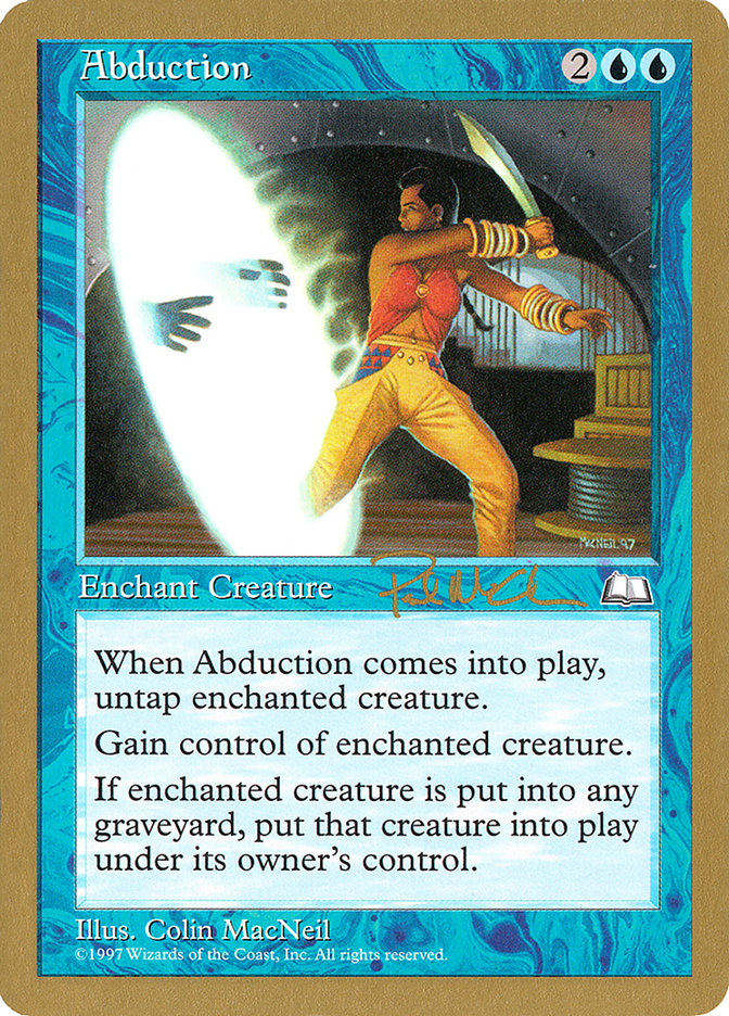 Abduction (Paul McCabe) [World Championship Decks 1997] MTG Single Magic: The Gathering | Red Claw Gaming