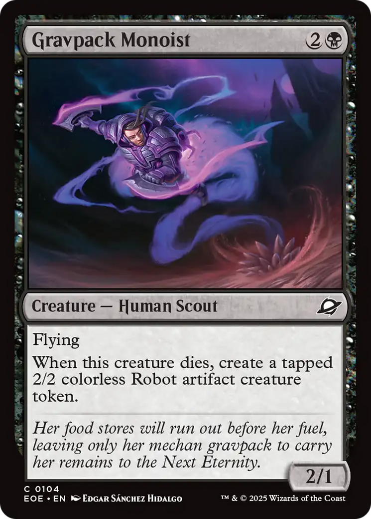 Gravpack Monoist [Edge of Eternities] MTG Single Magic: The Gathering | Red Claw Gaming