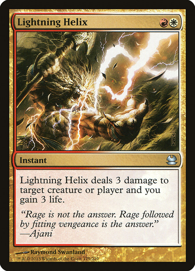 Lightning Helix [Modern Masters] MTG Single Magic: The Gathering | Red Claw Gaming