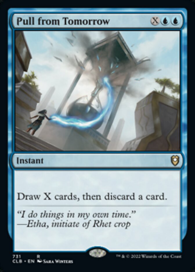 Pull from Tomorrow [Commander Legends: Battle for Baldur's Gate] MTG Single Magic: The Gathering | Red Claw Gaming