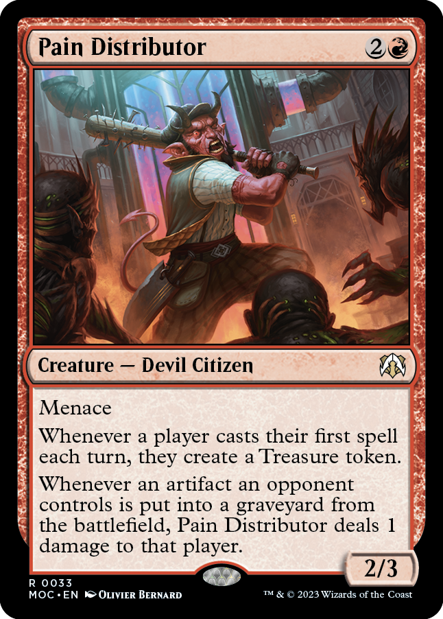 Pain Distributor [March of the Machine Commander] MTG Single Magic: The Gathering | Red Claw Gaming