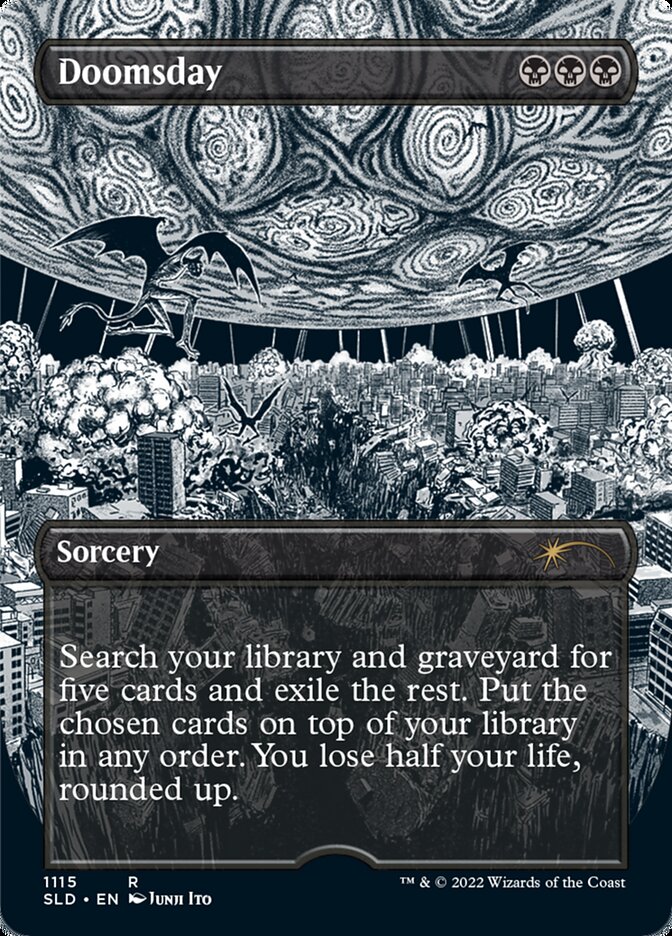 Doomsday (Borderless Etched Foil) [Secret Lair Drop Series] MTG Single Magic: The Gathering | Red Claw Gaming