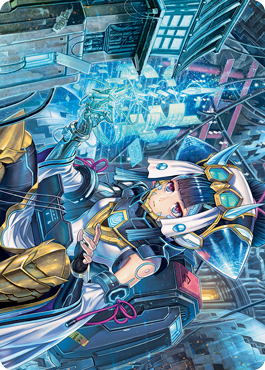 Covert Technician Art Card [Kamigawa: Neon Dynasty Art Series] MTG Single Magic: The Gathering | Red Claw Gaming