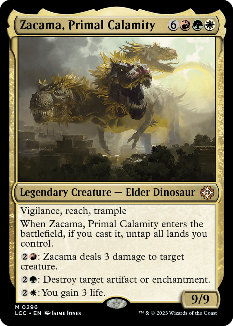 Zacama, Primal Calamity [The Lost Caverns of Ixalan Commander] MTG Single Magic: The Gathering | Red Claw Gaming