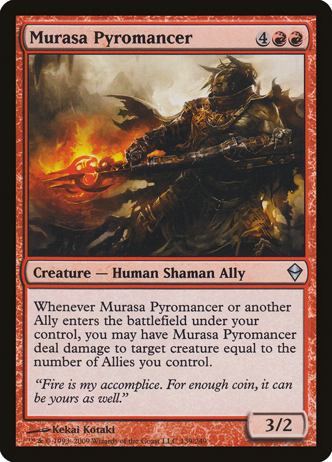 Murasa Pyromancer [Zendikar] MTG Single Magic: The Gathering | Red Claw Gaming