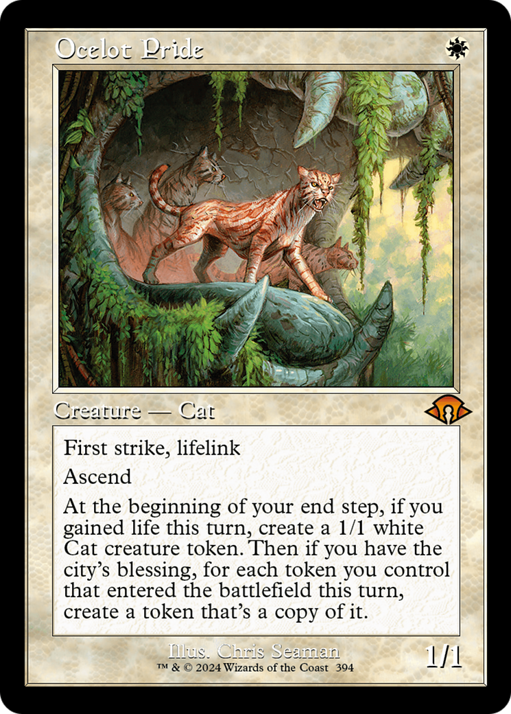 Ocelot Pride (Retro) [Modern Horizons 3] MTG Single Magic: The Gathering | Red Claw Gaming