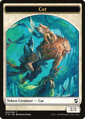 Angel // Cat Double-Sided Token [Commander 2018 Tokens] MTG Single Magic: The Gathering | Red Claw Gaming