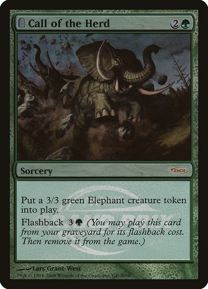 Call of the Herd (Grand Prix) [Grand Prix Promos] MTG Single Magic: The Gathering | Red Claw Gaming