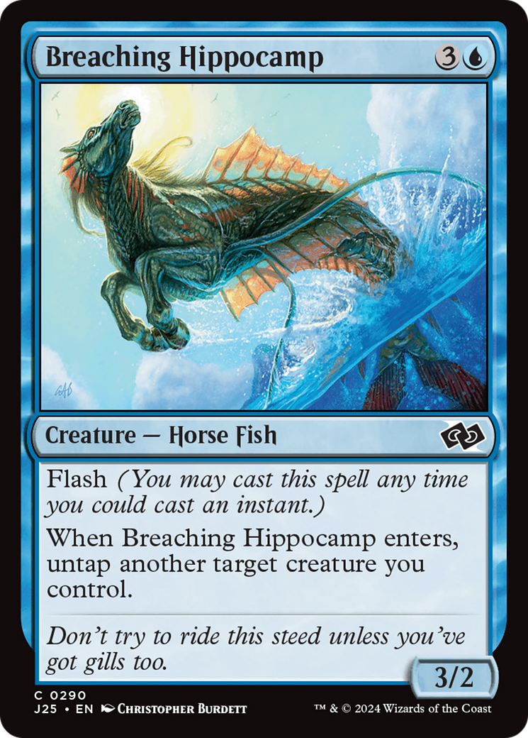 Breaching Hippocamp [Foundations Jumpstart] MTG Single Magic: The Gathering | Red Claw Gaming
