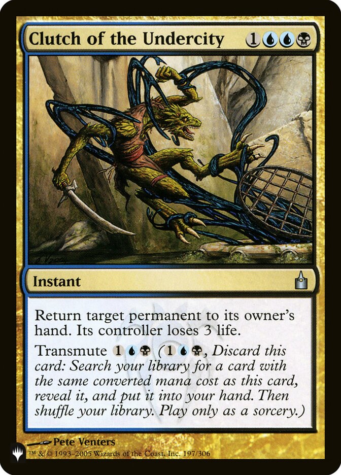 Clutch of the Undercity [The List] MTG Single Magic: The Gathering | Red Claw Gaming
