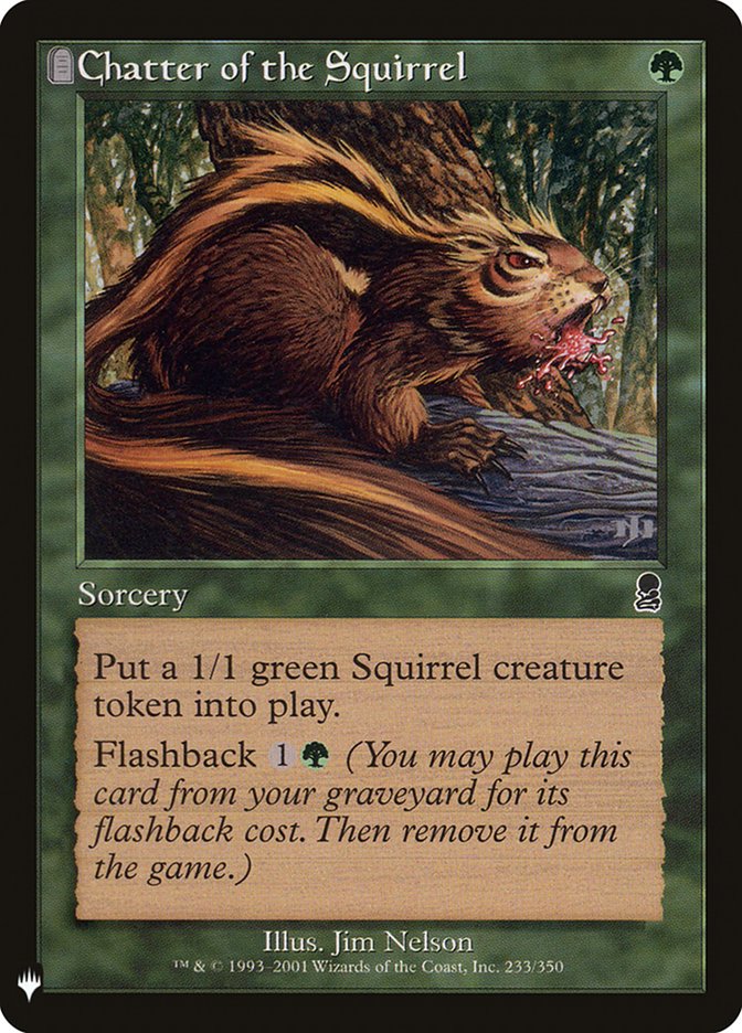 Chatter of the Squirrel [Mystery Booster] MTG Single Magic: The Gathering | Red Claw Gaming