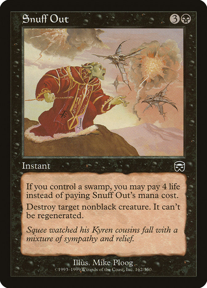 Snuff Out [Mercadian Masques] MTG Single Magic: The Gathering | Red Claw Gaming
