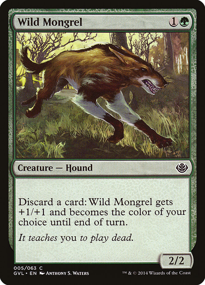Wild Mongrel (Garruk vs. Liliana) [Duel Decks Anthology] MTG Single Magic: The Gathering | Red Claw Gaming