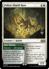 Pollen-Shield Hare // Hare Raising (Promo Pack) [Wilds of Eldraine Promos] MTG Single Magic: The Gathering | Red Claw Gaming