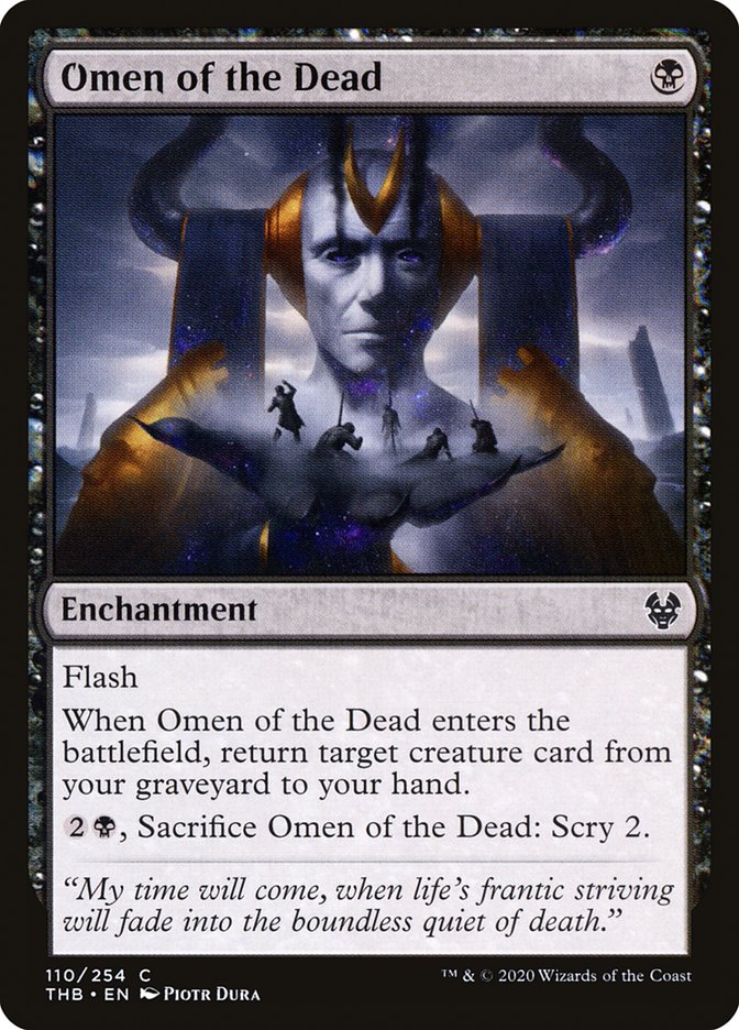 Omen of the Dead [Theros Beyond Death] MTG Single Magic: The Gathering | Red Claw Gaming