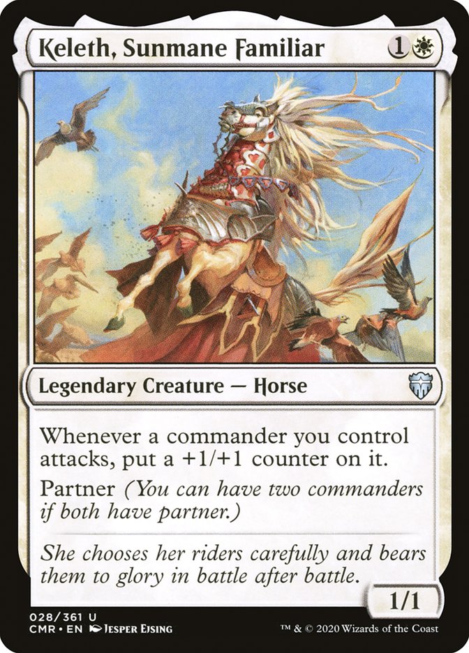Keleth, Sunmane Familiar [Commander Legends] MTG Single Magic: The Gathering | Red Claw Gaming