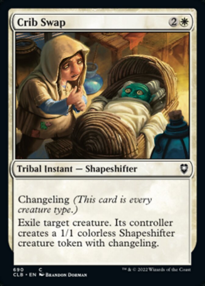 Crib Swap [Commander Legends: Battle for Baldur's Gate] MTG Single Magic: The Gathering | Red Claw Gaming