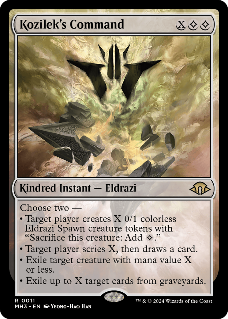 Kozilek's Command [Modern Horizons 3] MTG Single Magic: The Gathering | Red Claw Gaming