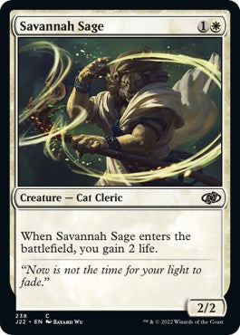 Savannah Sage [Jumpstart 2022] MTG Single Magic: The Gathering | Red Claw Gaming