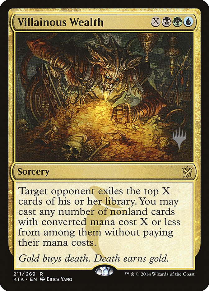 Villainous Wealth (Promo Pack) [Khans of Tarkir Promos] MTG Single Magic: The Gathering | Red Claw Gaming