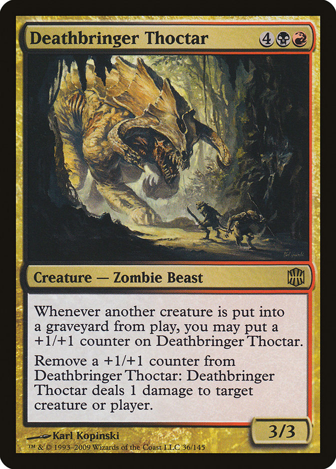 Deathbringer Thoctar [Alara Reborn] MTG Single Magic: The Gathering | Red Claw Gaming