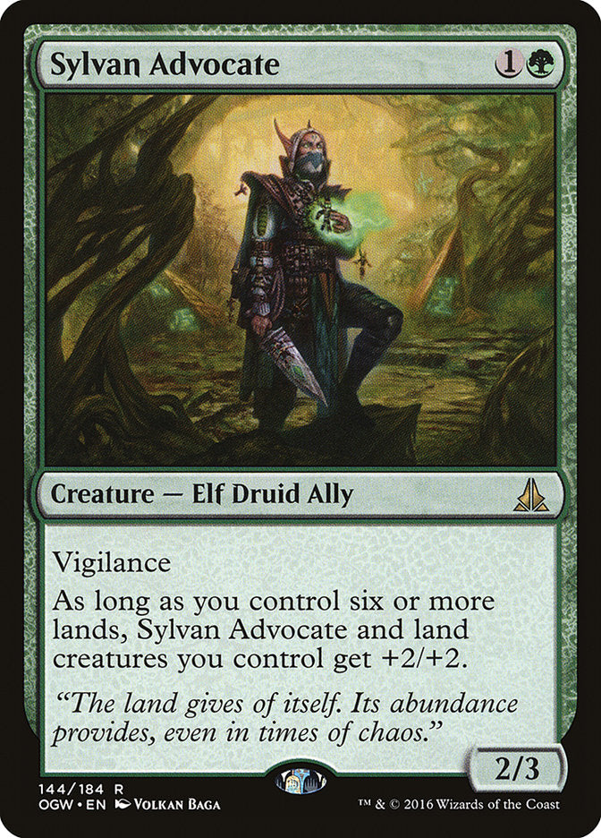 Sylvan Advocate [Oath of the Gatewatch] MTG Single Magic: The Gathering | Red Claw Gaming