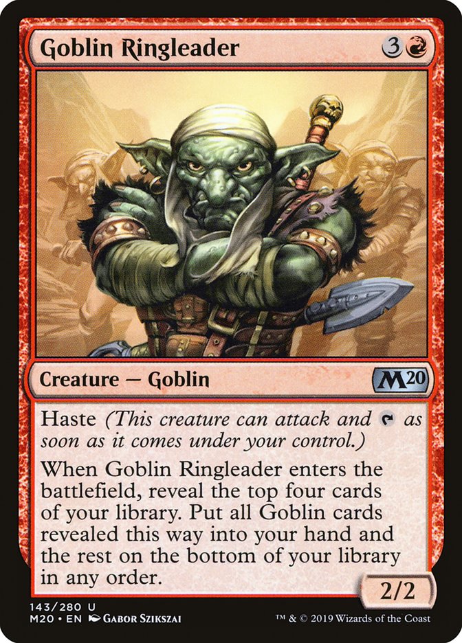 Goblin Ringleader [Core Set 2020] MTG Single Magic: The Gathering | Red Claw Gaming