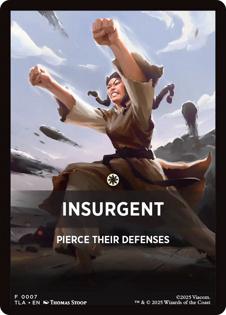 Insurgent Theme Card [Avatar: The Last Airbender Tokens] | Red Claw Gaming